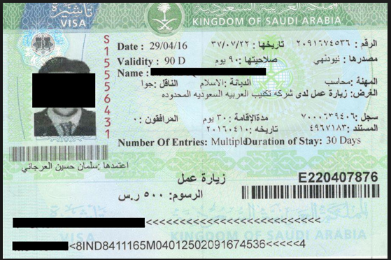 Saudi Visa