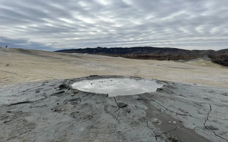 Mud volcanoes at Gobustan near Baku